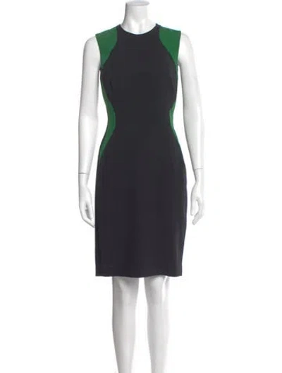 Pre-owned Stella Mccartney Crew Neck Knee-length Dress In Gray