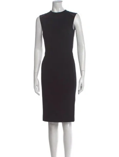 Pre-owned Stella Mccartney Crew Neck Knee-length Dress In Gray