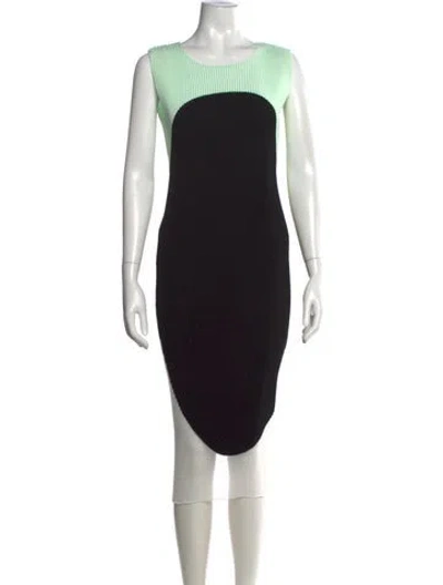 Pre-owned Stella Mccartney Crew Neck Knee-length Dress In Multi