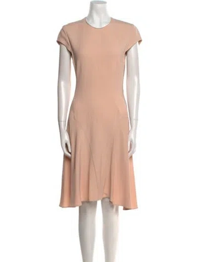 Pre-owned Stella Mccartney Crew Neck Knee-length Dress In Neutral