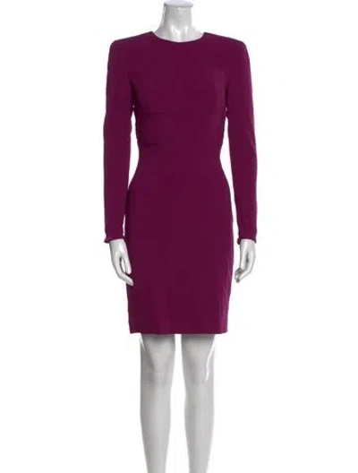 Pre-owned Stella Mccartney Crew Neck Knee-length Dress In Purple