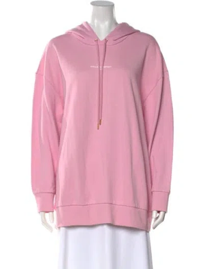 Pre-owned Stella Mccartney Crew Neck Long Sleeve Hoodie In Pink
