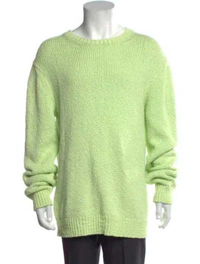 Pre-owned Stella Mccartney Crew Neck Long Sleeve Pullover In Green