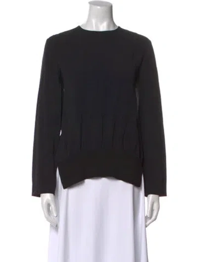Pre-owned Stella Mccartney Crew Neck Long Sleeve Sweatshirt In Black