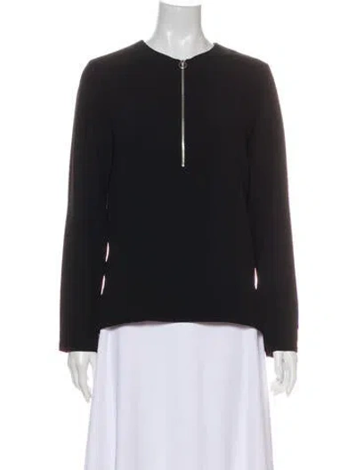Pre-owned Stella Mccartney Crew Neck Long Sleeve Sweatshirt In Black