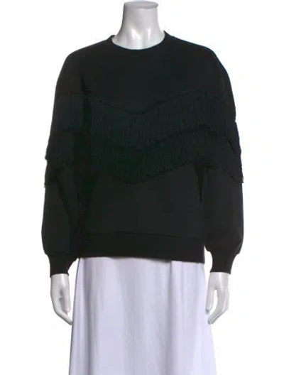 Pre-owned Stella Mccartney Crew Neck Long Sleeve Sweatshirt In Black