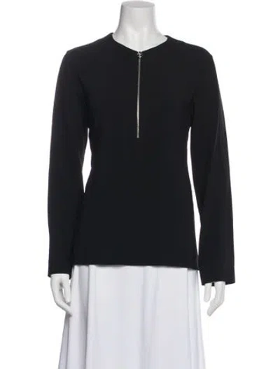 Pre-owned Stella Mccartney Crew Neck Long Sleeve Sweatshirt In Blue