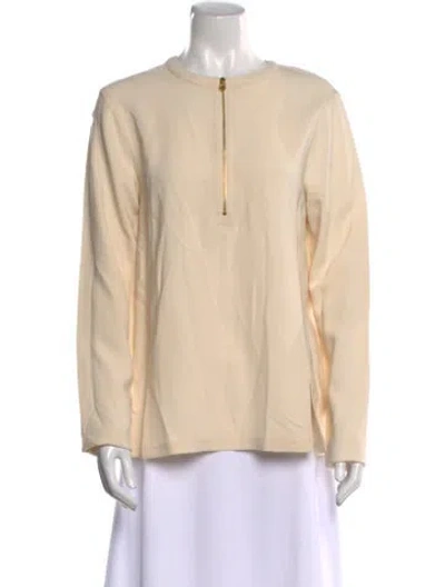 Pre-owned Stella Mccartney Crew Neck Long Sleeve Sweatshirt In Neutral