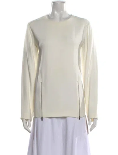 Pre-owned Stella Mccartney Crew Neck Long Sleeve Top In Neutral
