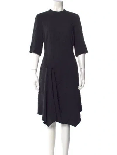 Pre-owned Stella Mccartney Crew Neck Midi Length Dress In Multi