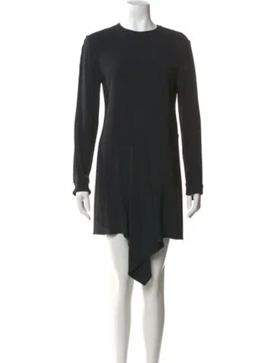 Pre-owned Stella Mccartney Crew Neck Mini Dress In Black