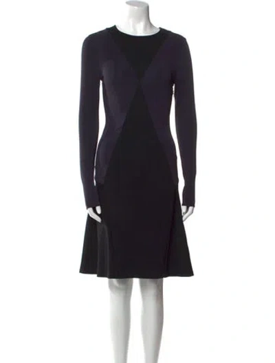 Pre-owned Stella Mccartney Crew Neck Mini Dress In Multi