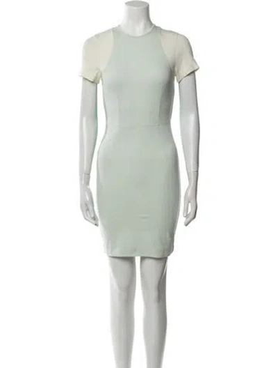 Pre-owned Stella Mccartney Crew Neck Mini Dress In Multi