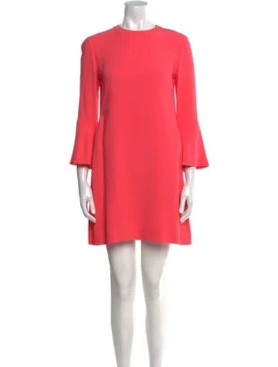 Pre-owned Stella Mccartney Crew Neck Mini Dress In Pink