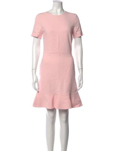 Pre-owned Stella Mccartney Crew Neck Mini Dress In Pink
