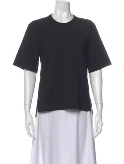 Pre-owned Stella Mccartney Crew Neck Short Sleeve T-shirt In Black