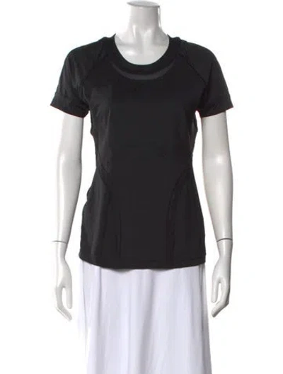 Pre-owned Stella Mccartney Crew Neck Short Sleeve T-shirt In Black