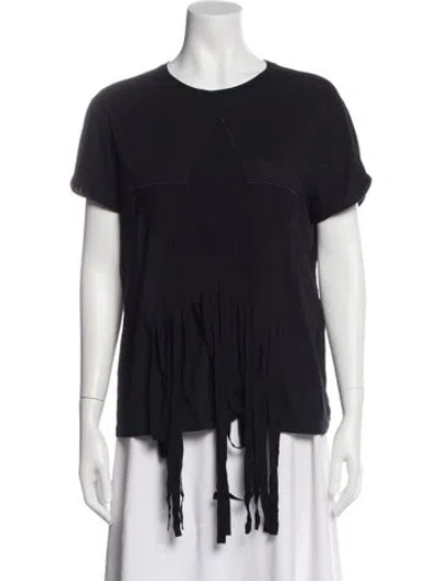 Pre-owned Stella Mccartney Crew Neck Short Sleeve T-shirt In Blue