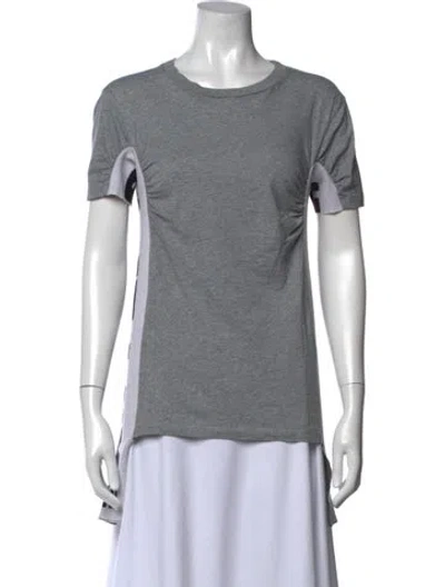 Pre-owned Stella Mccartney Crew Neck Short Sleeve T-shirt In Gray