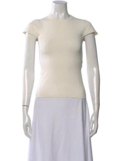 Pre-owned Stella Mccartney Crew Neck Short Sleeve T-shirt In Neutral