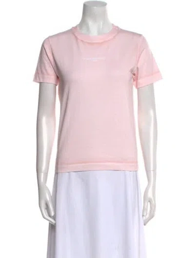 Pre-owned Stella Mccartney Crew Neck Short Sleeve T-shirt W/ Tags In Pink