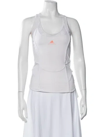 Pre-owned Stella Mccartney Crew Neck Sleeveless Top In White
