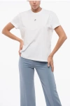 Stella Mccartney Crew Neck Star Cotton T-shirt