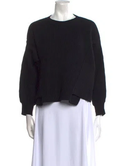 Pre-owned Stella Mccartney Crew Neck Sweater In Black