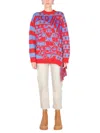 Stella Mccartney Women's Crew Neck Sweater | Size 40 | 603712 In Multicolour