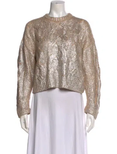 Pre-owned Stella Mccartney Crew Neck Sweater In Neutral
