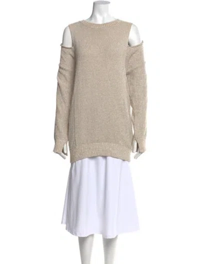 Pre-owned Stella Mccartney Crew Neck Sweater In Neutral
