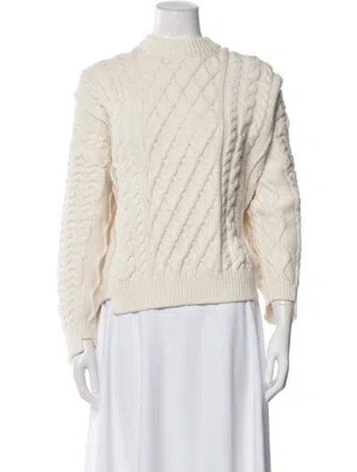 Pre-owned Stella Mccartney Crew Neck Sweater In Neutrals
