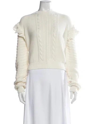 Pre-owned Stella Mccartney Crew Neck Sweater In Neutrals