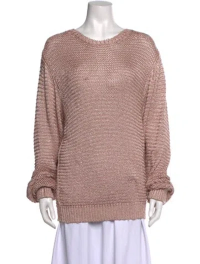 Pre-owned Stella Mccartney Crew Neck Sweater In Pink