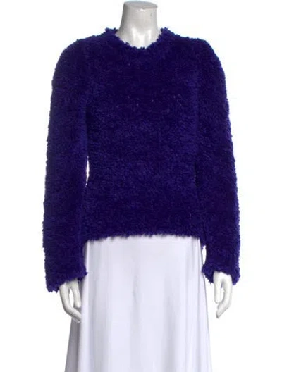 Pre-owned Stella Mccartney Crew Neck Sweater In Purple