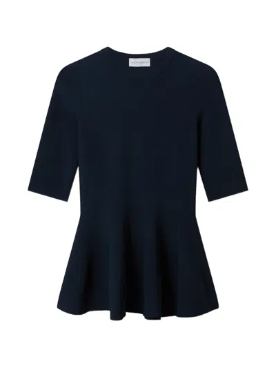 Stella Mccartney Crew-neck Blouse In Blue