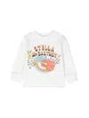 Stella Mccartney Crewneck Sweatshirt In White