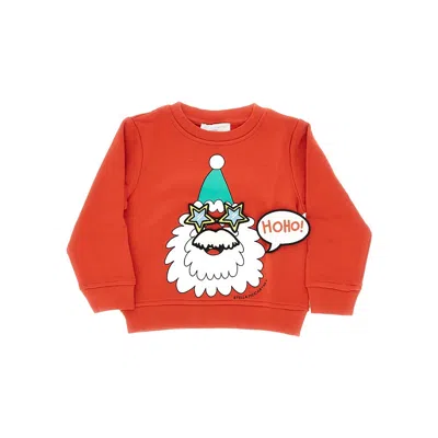 Stella Mccartney Crewneck Sweatshirt With Print Kids In Red