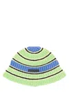 Stella Mccartney Crochet Knit Cotton Bucket Hat