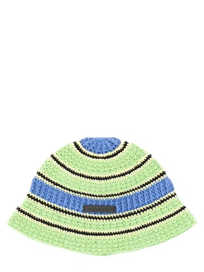 Stella Mccartney Crochet Bucket Hat In Multi