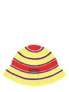 Stella Mccartney Crochet Bucket Hat In Multicolour