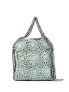 Stella Mccartney Crochet-detail Tote Bag In 绿色