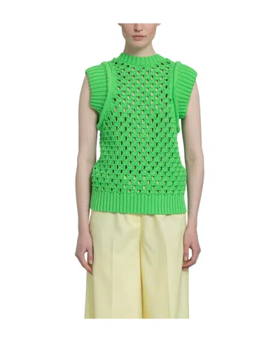 STELLA MCCARTNEY CROCHET KNIT VEST