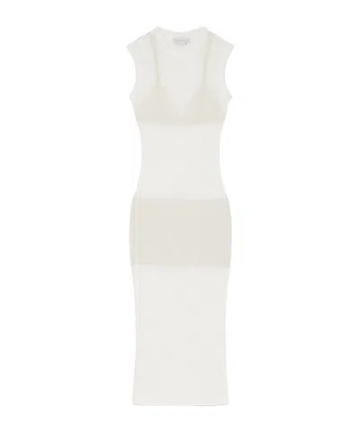 Stella Mccartney Crocheted Cotton Midi Dress In Multi