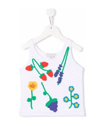 Stella Mccartney Crocheted Vest In Green