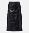 Stella Mccartney Croco Pencil Skirt