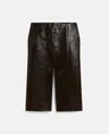 Stella Mccartney Altermat Front Split Midi Skirt In Mocha Brown