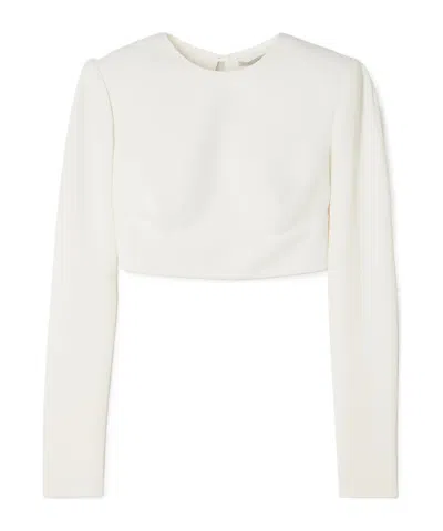 Stella Mccartney Cropped Blouse In White