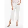 Stella Mccartney Cropped Fit Denims With Distressed Bottom 24cm