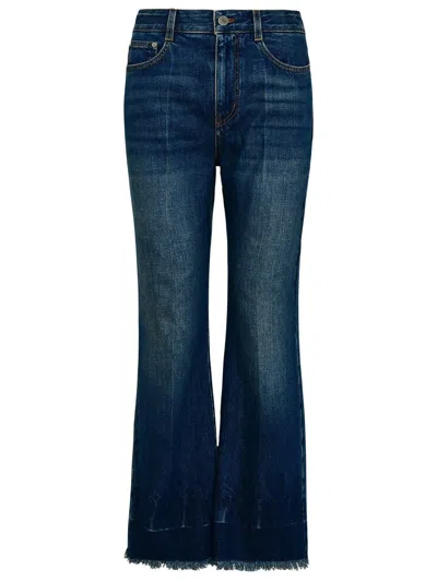 Stella Mccartney 90s Cropped Jeans In Blue